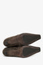 Brunello Cucinelli Brown Suede 'Monili' Knee-High Boots Size 36.5