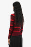 Simone Rocha Black/Red Pattern Button Down Top Size XS