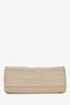 Pre-loved Chanel™ 2022 Beige/Blue Canvas Medium Deauville Shopping Tote