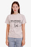 Balenciaga x RuPaul Cream Logo Limited Edition T-Shirt Size XXS