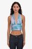 Lovers and Friends Blue/Purple Halter Neck Tube Top Size XS