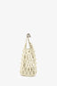 Fendi White Logo Basket Top Handle Bag