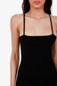 Sandro Black Knitted Mini Slip Dress Size 40