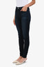 AG Dark Blue Denim 'Farrah' High Rise Skinny Jean Size 25