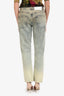 Off-White Acid Wash Denim Slim Jeans Size 28