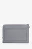 Tiffany & Co. Grey Leather Large Pouch