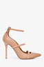 Malone Souliers Blush Leather 'Robyn' Pointed Toe Heels Size 38.5