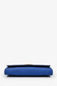 Prada Blue Leather and Nylon Wallet on Strap
