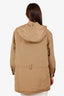 Pre-loved Chanel™ Vintage Brown Nylon CC Zip-up Jacket Size L