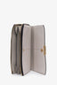 Burberry Grey Grain Leather Alvington Continental Wallet