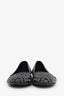 Burberry Black Woven Leather Ballet Flats Size 39