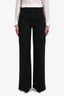 Mother Black Denim The Roller Prep Heel Jeans Size 28