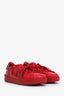 Valentino Red Leather Vltn Sneaker Size 41