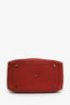 Hermès 2012 Rouge Clemence Leather Lindy 30