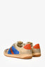 Gucci White/Blue/Orange Web Accent Screener Sneakers Size 10
