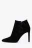 Stuart Weitzman Black Velvet Booties Size 8.5