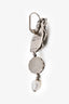 Alexander McQueen Silver Toned Green/Purple June Bug Drop Earrings