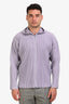 Issey Miyake Homme Plisse Lilac Pleated Zip Up Hooded Jacket Size 3 Mens