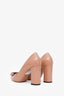 Salvatore Ferragamo Nude Patent Leather Heels Size 9.5