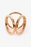 Hermès Gold Tone Trio Scarf 90 Ring