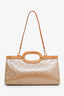 Louis Vuitton Nude Monogram Vernis Patent Leather Roxbury Drive Top Handle Bag with Strap