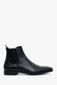 Hugo Boss Black Leather Ankle Boots Size 8 Mens