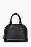 Louis Vuitton Black Epi Alma BB Top Handle with Strap