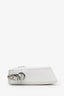 Prada White Patent Leather Square Crossbody Bag