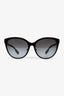 Burberry Black TB Logo Cat Eye Sunglasses