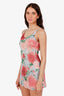 Loewe x Paula’s Ibiza Multicolour Rose Print Strappy Mini Dress Size XS