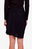 Proenza Schouler Black Pleated Midi Skirt Size 2