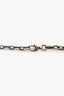 Gucci Antique Sterling Silver Garden Snake GG Pendant Necklace