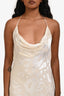 Rat & Boa Cream Pattern Sleeveless Maxi Dress Size S
