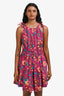 Ulla Johnson Purple Multicolour Brienne Mini Dress Size 4