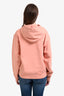 Acne Studios Pink 'Ferris Face' Hoodie Size S