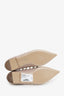 Valentino Nude Patent Leather Cage Rockstud Flats Size 35.5