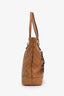Gucci Brown Leather GG Signature Medium Charm Tote