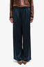 Sablyn Green Silk Gemma Pull On Pants Size M