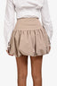 LAMARQUE Beige Mini Skirt Size XS