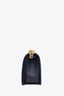 Pre-loved Chanel™ 2018-19 Navy Blue Quilted Calfskin Medium Boy Bag GHW