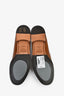 Max Mara Brown Leather Tasselled Loafers Size 38.5