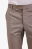 Pal Zileri Grey Wool Straight Leg Pants Size 48 Mens