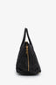 Miu Miu Black Quilted Nappa Matelassé Leather Tote with Strap