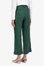 Reformation Green Linen Wide Leg Pants Size 2