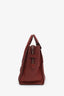 Celine Red Leather Mini Luggage Tote