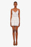 Love Shack Fancy White Linen Lace Mini Dress Size 0