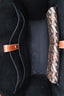 Versace Brown Saffiano Leather Shoulder Bag with Strap