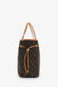 Louis Vuitton Monogram Custom 'S1' MM Neverfull Bag With Pouch