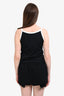 Celine Black Logo Print Knit Tank Top Size M
