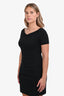 Prada Black Cotton V-Neck Short Sleeve T-Shirt Size L